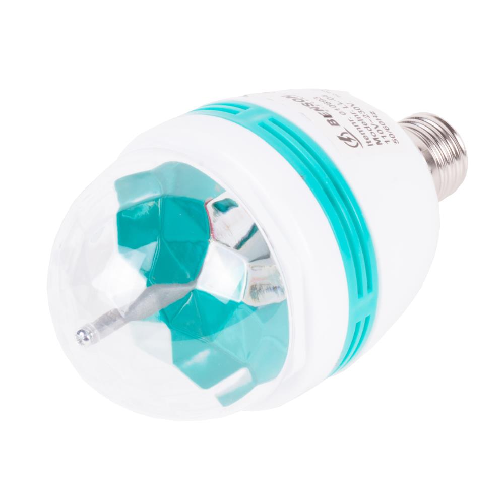 LED rotating disco bulb E27