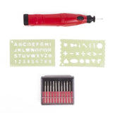 Engraving pen 3V 13 pcs 2 x AAA