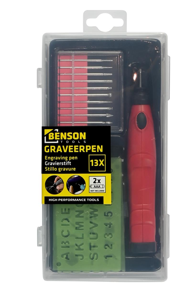 Engraving pen 3V 13 pcs 2 x AAA