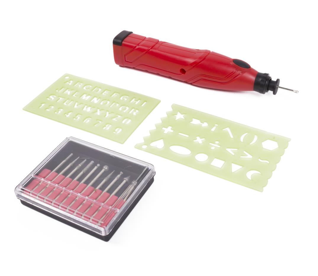 Engraving pen 3V 13 pcs 2 x AAA