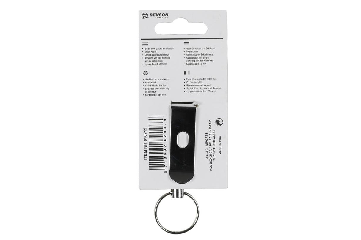 Retractable badge/key holder