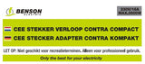 CEE Stecker Adapter kontra kompakt