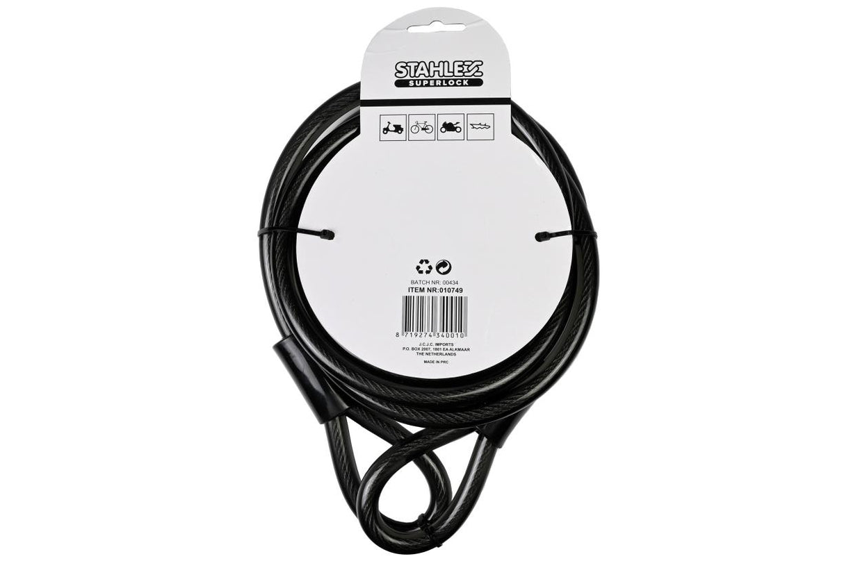 Cable d'acier isolé 12 mm x 2 m