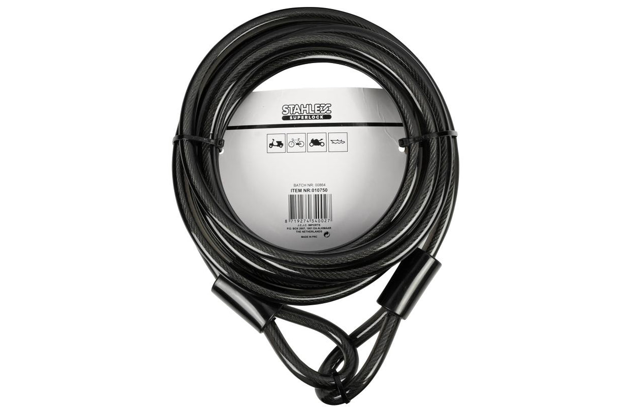 Cable d'acier isolé 12 mm x 5 m