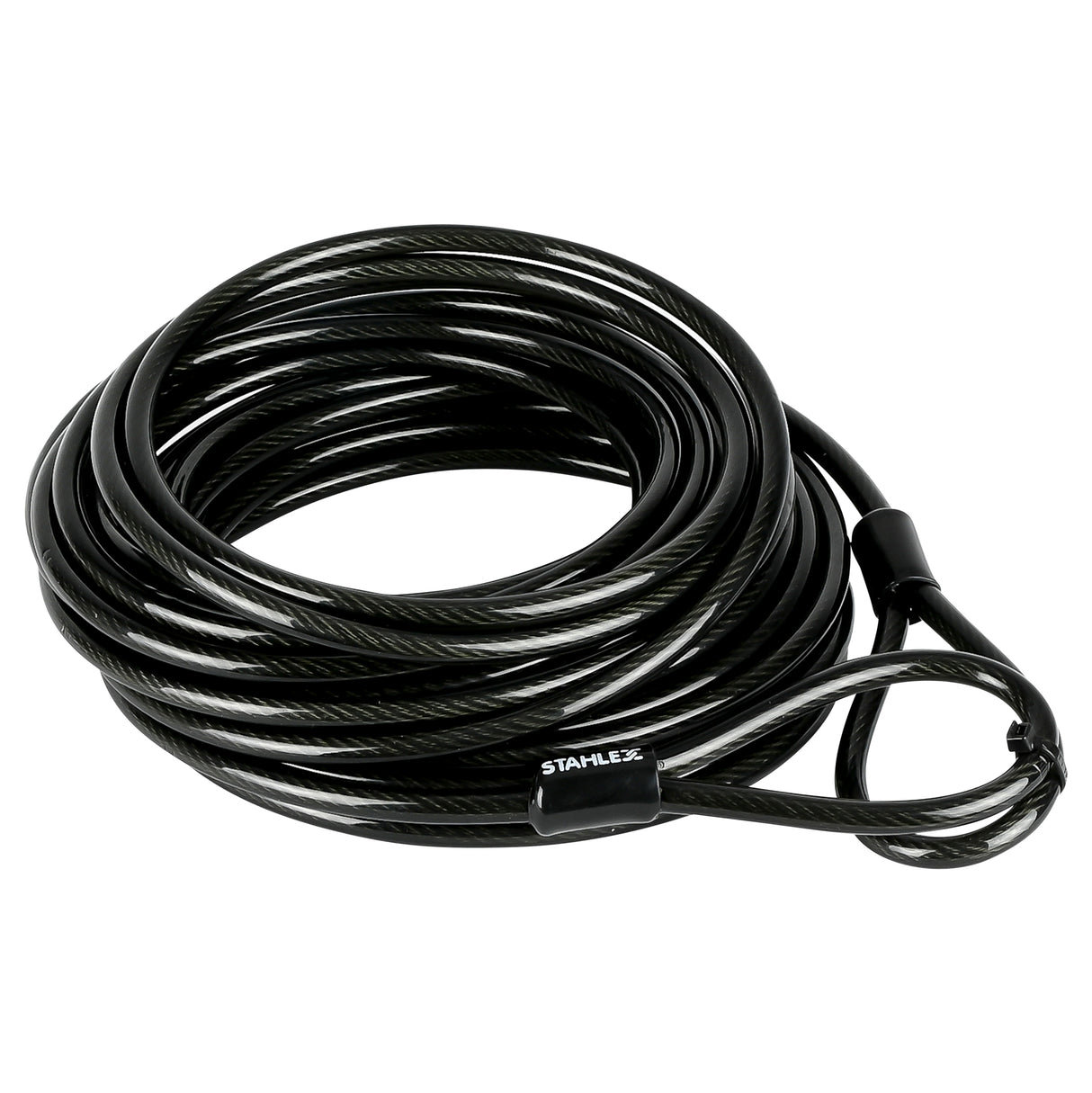Drahtseil mit Schlaufen Stahl 8 mm x 10 m