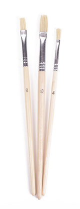 Paintbrush set 3 pcs flat
