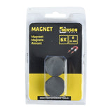Magnet 25 mm 6 pcs round