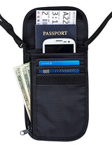 Travel wallet neck