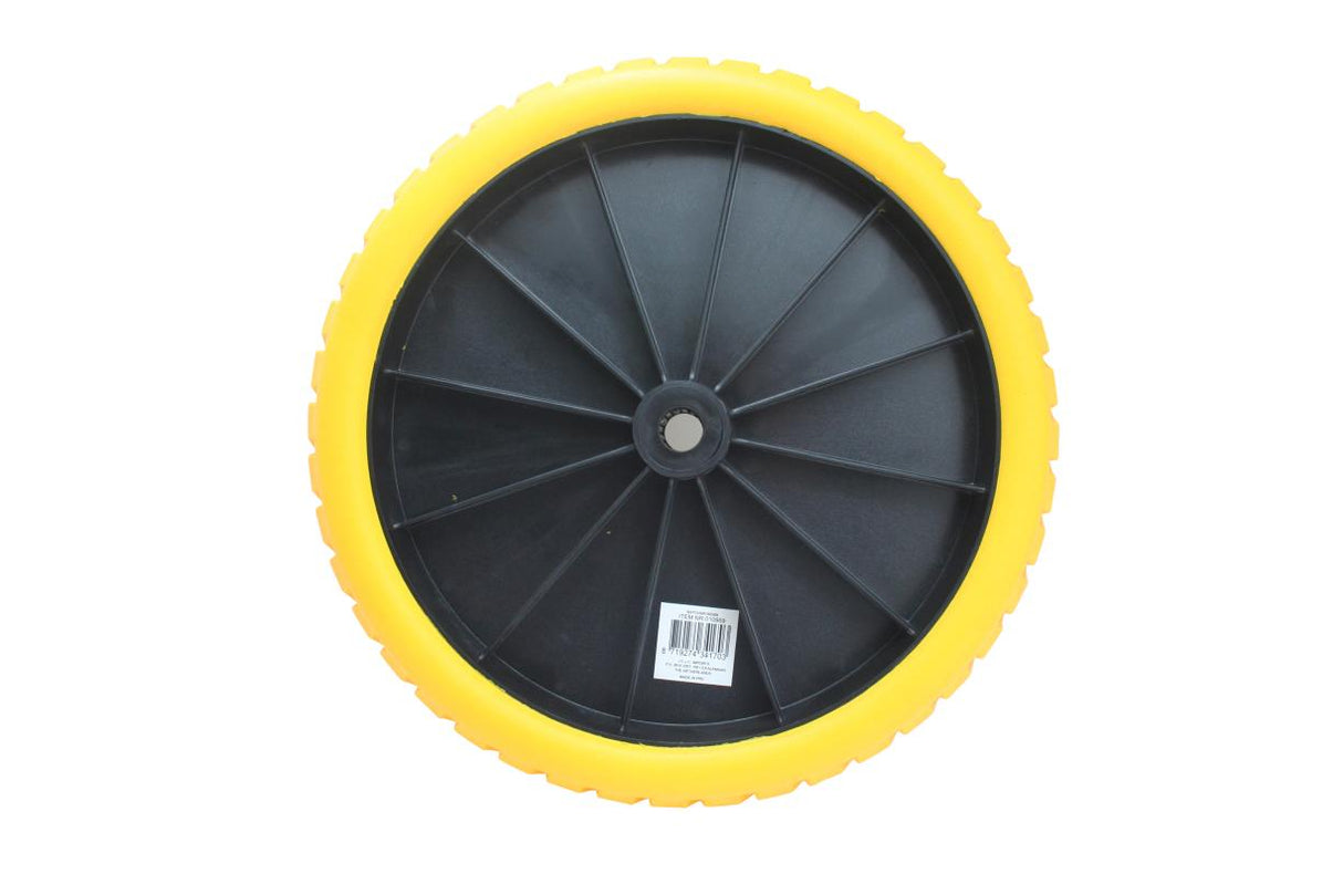 Roue + pneu brouette 4.00-8" ø380 mm PU