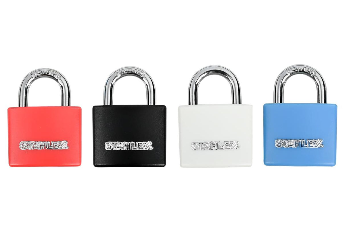 Padlock aluminium 30 mm keyed alike 3 pcs