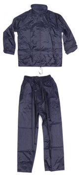 Regenpak blauw maat M