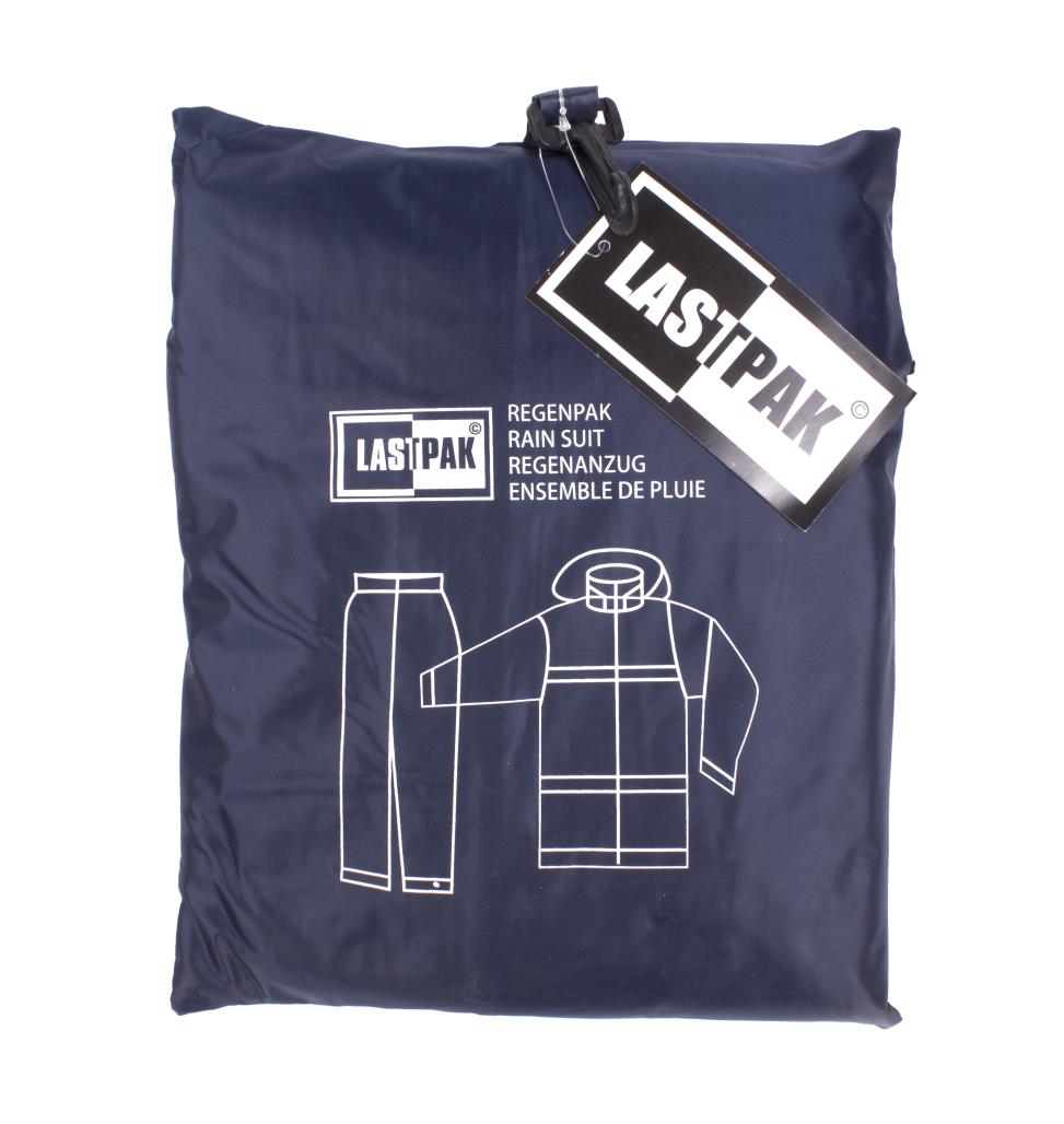 Regenpak blauw maat XL