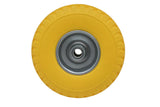 Roue + pneu petite taille 3,00-4" PU jeune acier