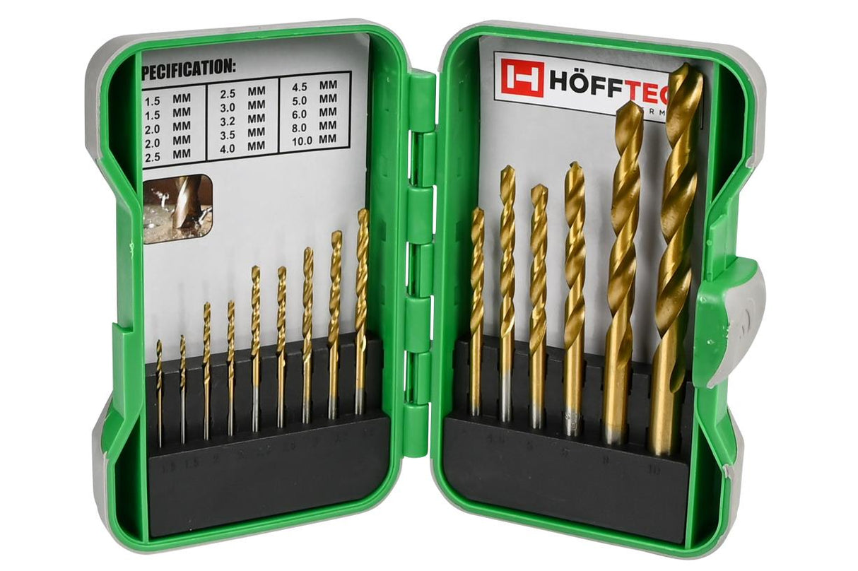 Boorset 15 dlg HSS hardcase