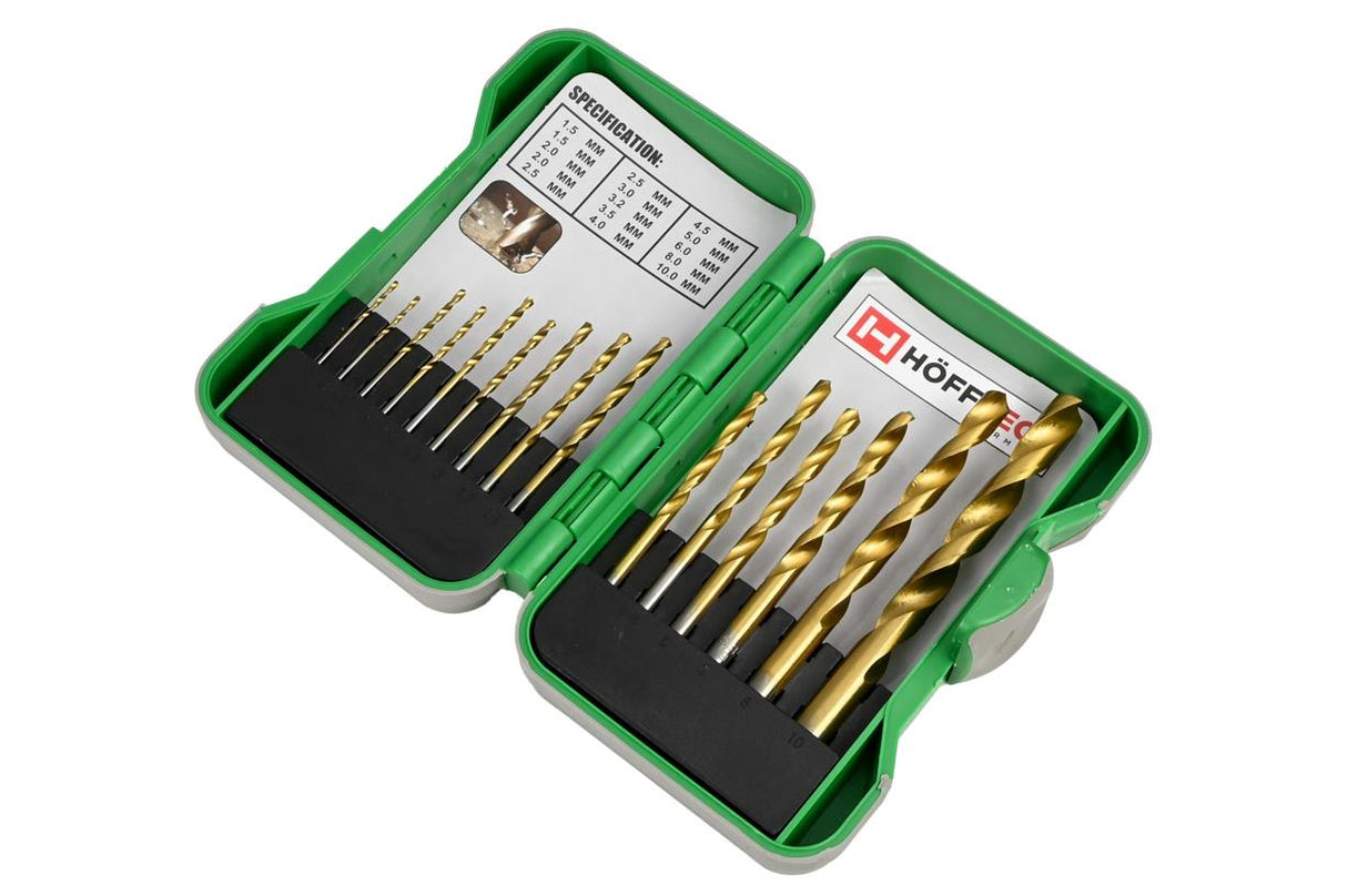 Boorset 15 dlg HSS hardcase
