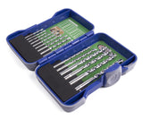 Drill set 15 pcs HSS masonry hardcase