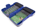 Drill set 15 pcs HSS masonry hardcase