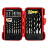 Jeu de forets 15 pcs bois hardcase