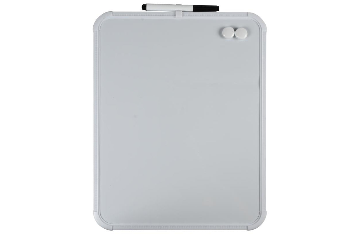 Tableau blanc + marqueur + aimant 36 x 28 cm