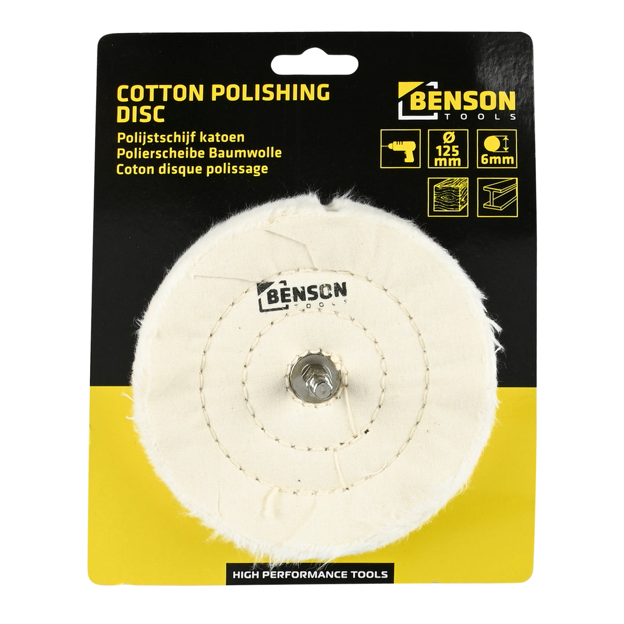 Polierscheibe Baumwolle ø125 mm