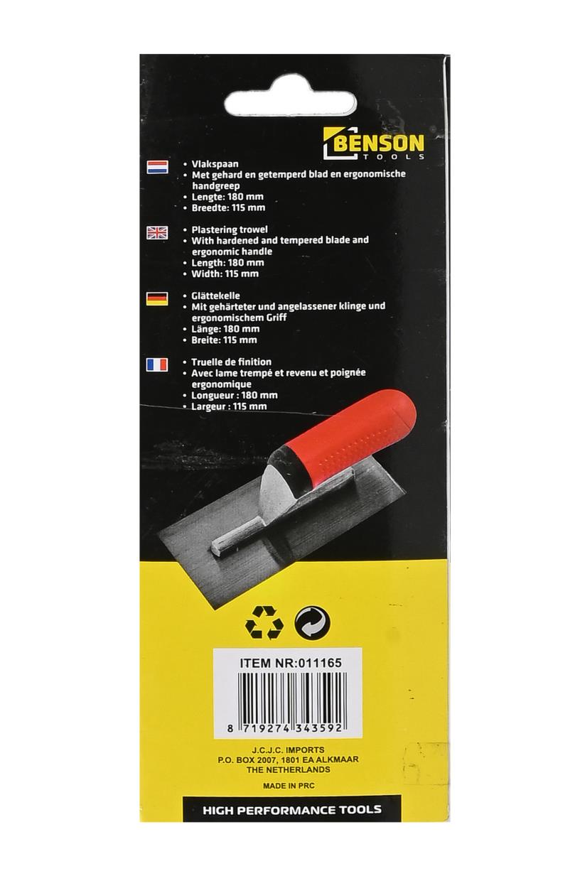 Truelle de finition 180 mm