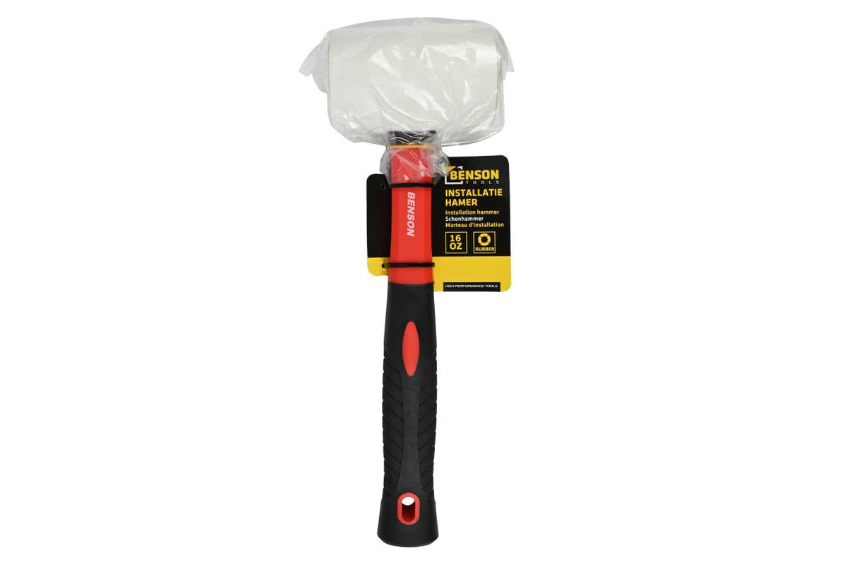 Installation hammer rubber white 16 oz