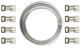 Slangklemmen set universeel 8 mm x 3 mtr 9 dlg