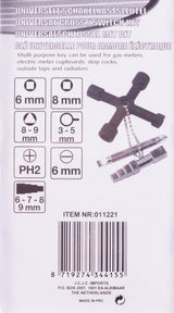 Universal control cabinet key profi display