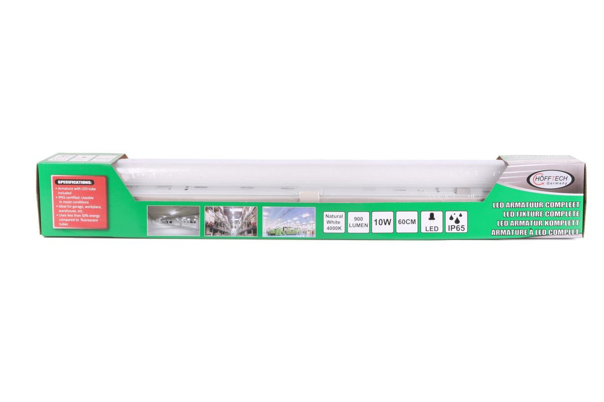 LED armatuur 10W t8 compleet 60 cm IP65