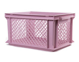 Bicycle crate plastic 40 x 30 x 22 cm pink