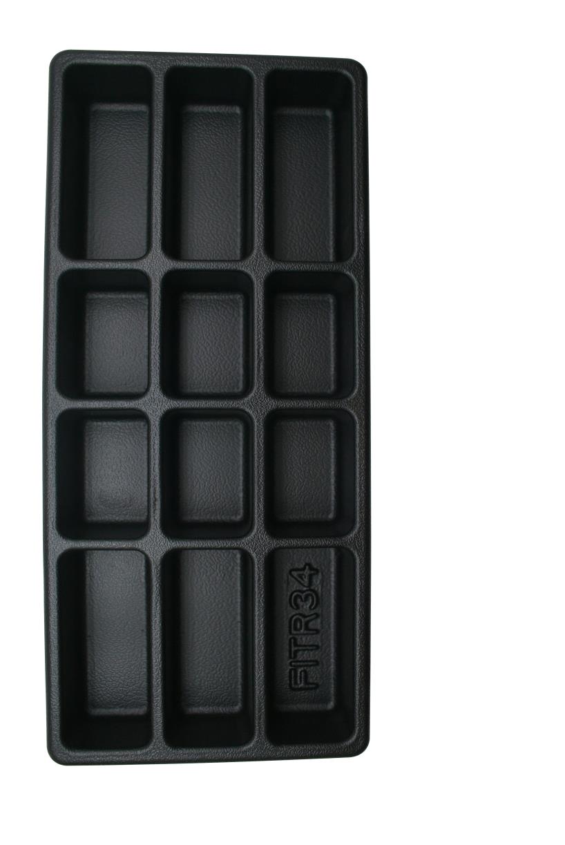 Tray empty 12 compartments