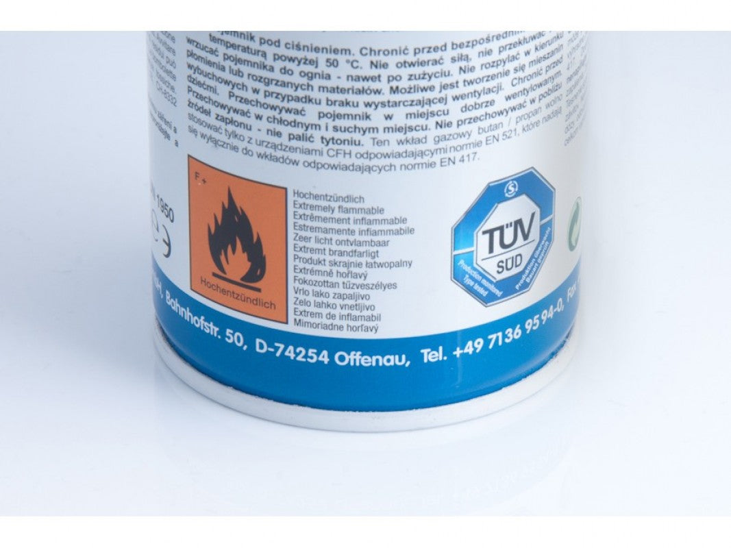 CFH Gasbus universeel 330 gr / 600 ml 70% bu 30% pro