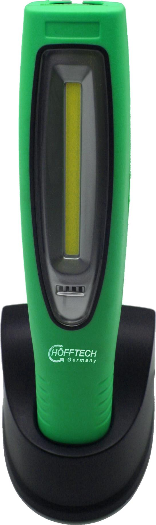 Baladeuse COB rechargeable + docking station + USB