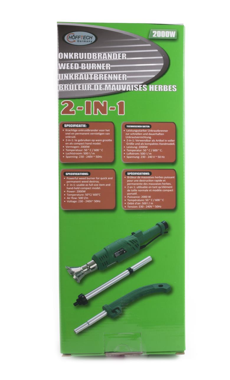 Weed burner 2000W 2-in-1