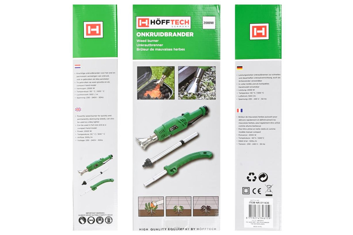 Weed burner 2000W 2-in-1