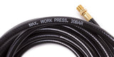 Luchtslang 8 mtr 1/4" + accessoires 10 dlg