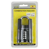 Combination padlock 50 mm heavy duty
