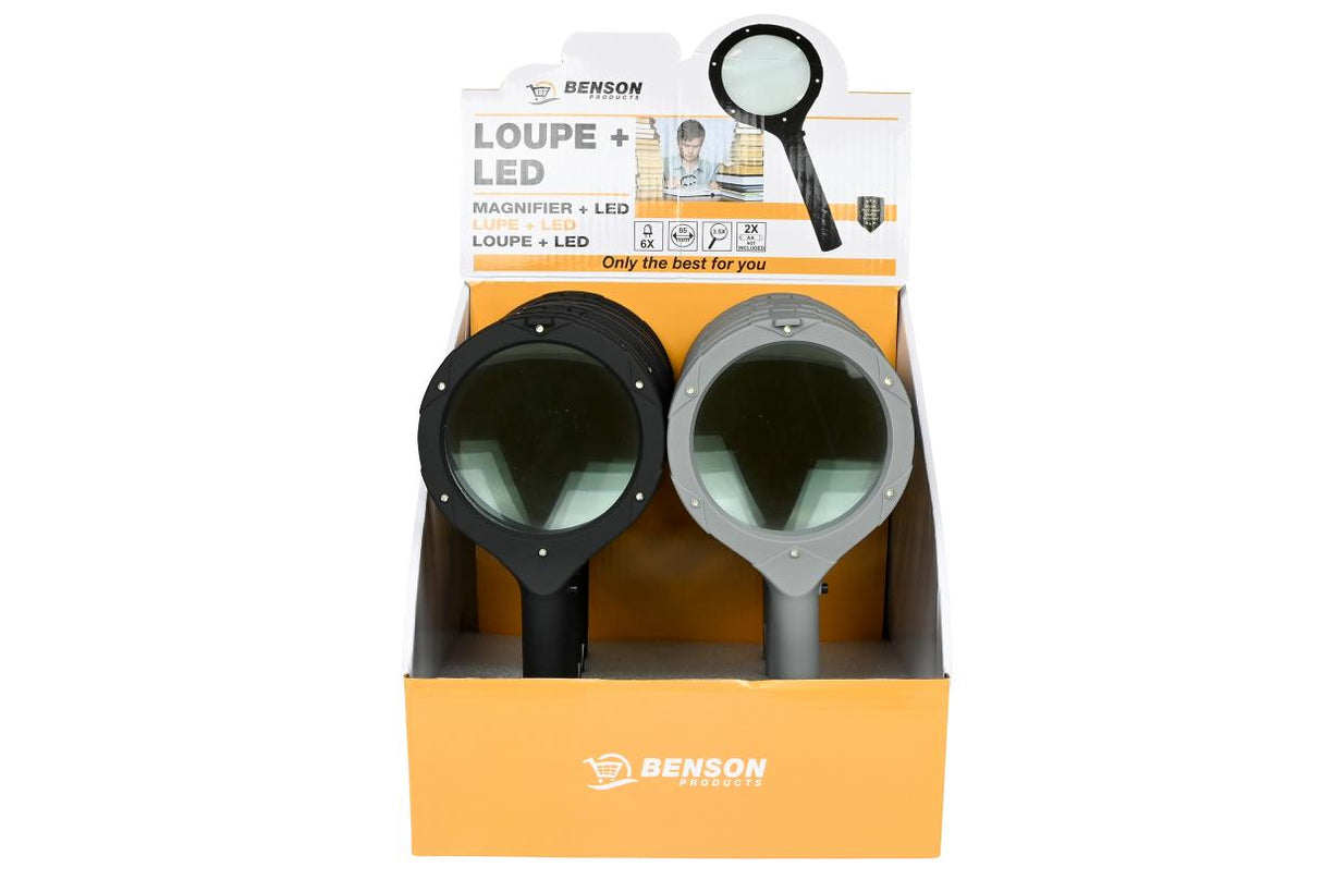 Loupe 6 x LED display