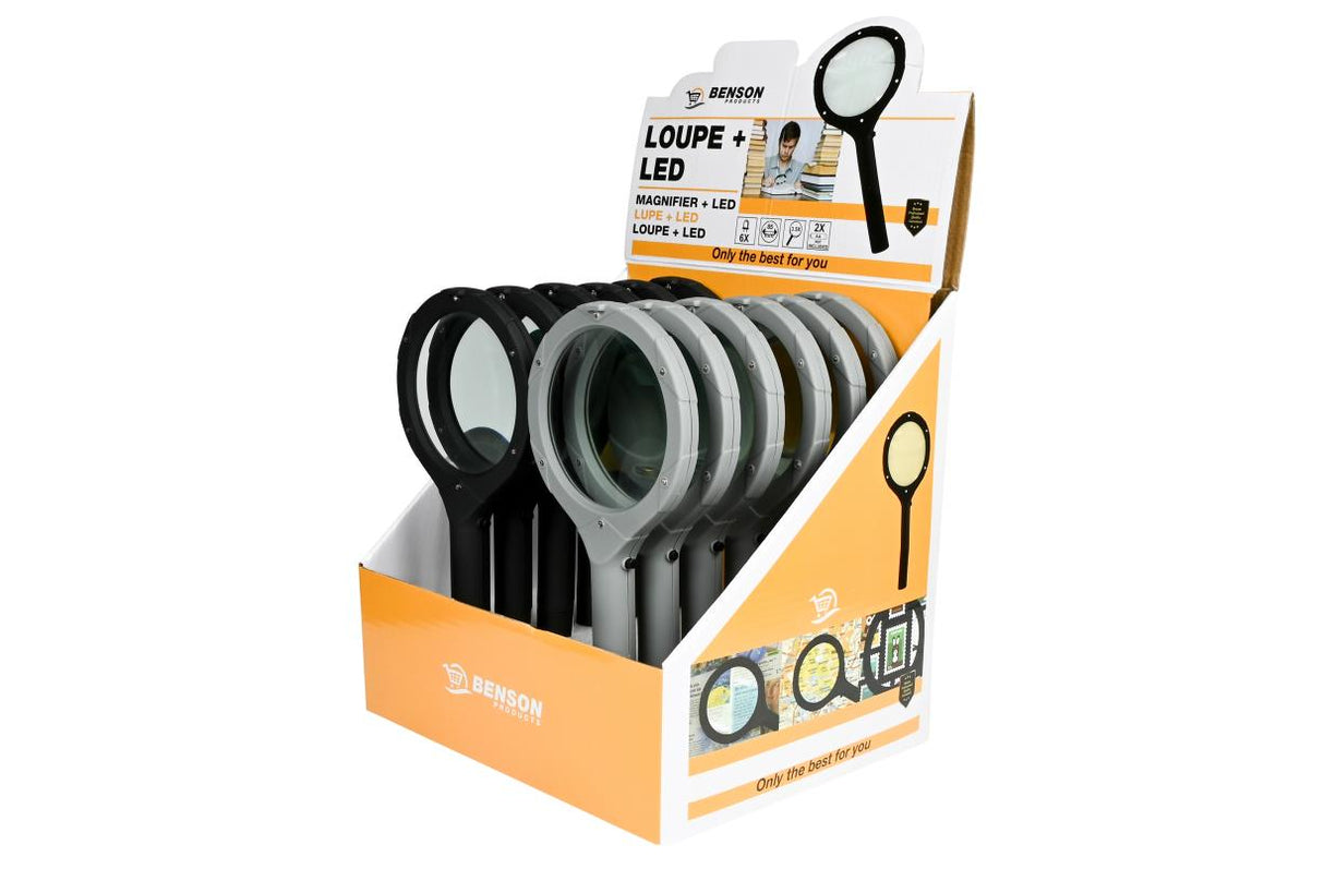 Loupe 6 x LED display