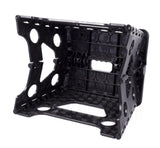 Folding stool black white small 80 kg