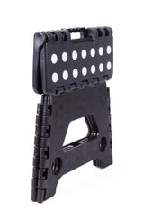 Folding stool black white small 80 kg