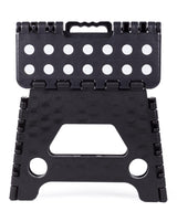 Folding stool black white small 80 kg