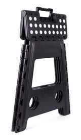 Folding stool black white large 120 kg