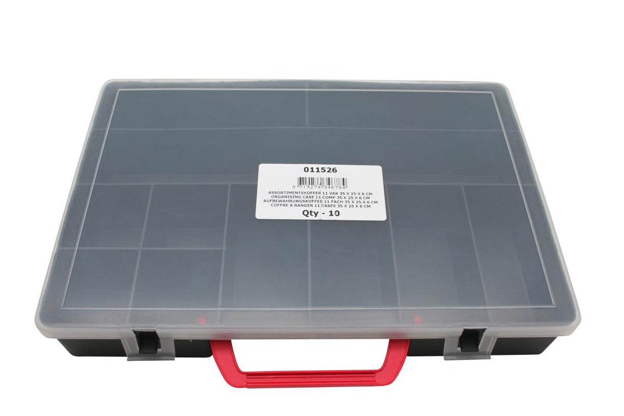 Organising case 11 comp 35 x 25 x 6 cm
