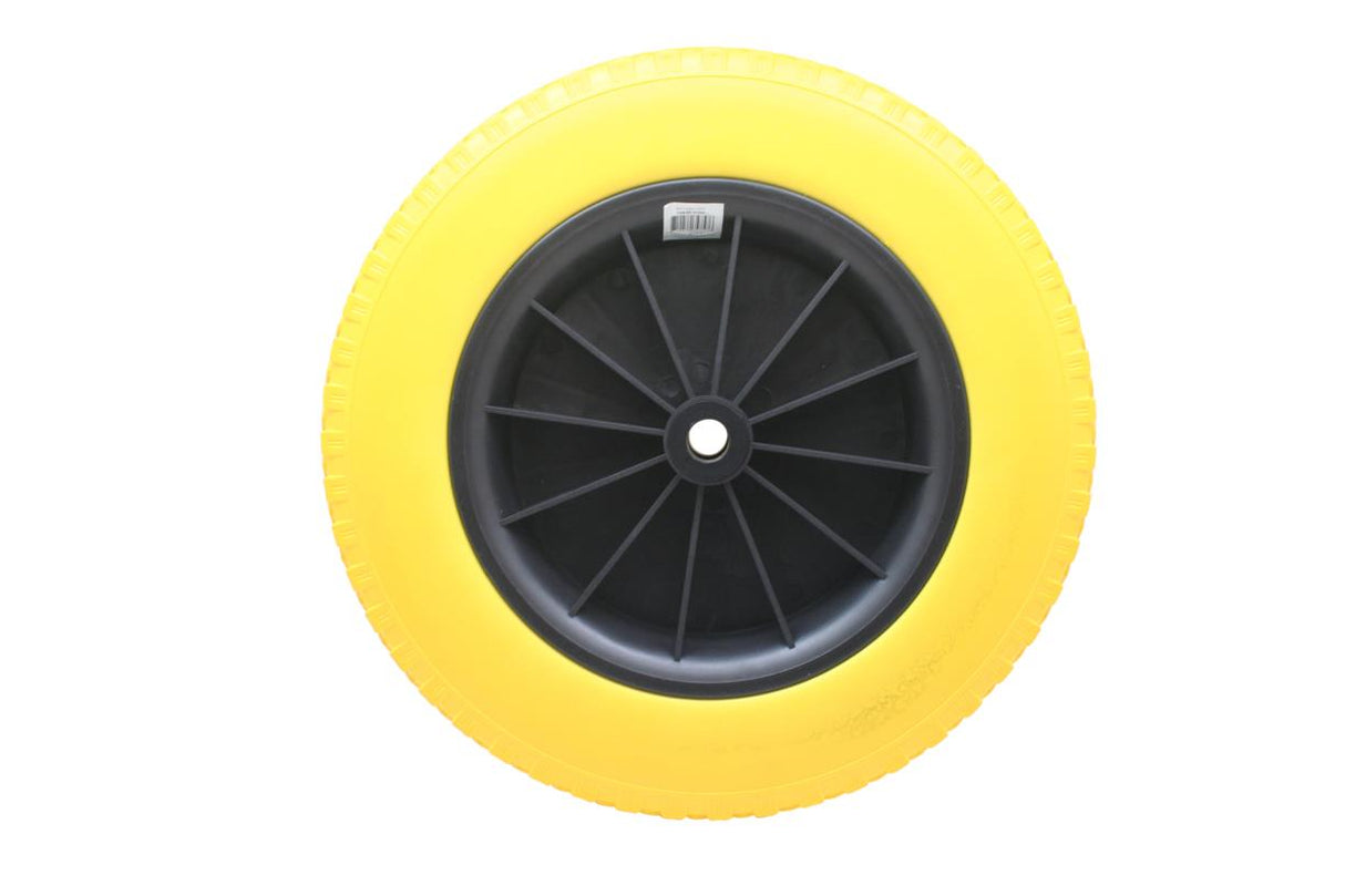 Roue + pneu brouette 4.00-8" ø392 mm PU