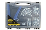 Hollow wall anchor set 72 pcs