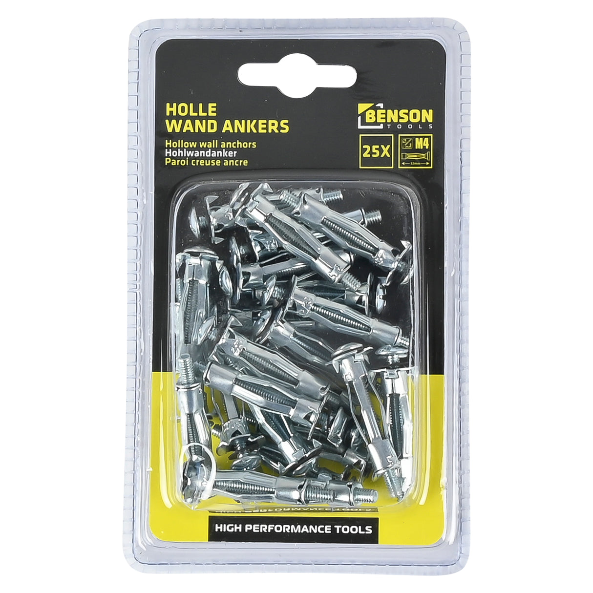 Paroi creuse ancre M4 x 32 mm 25 pcs