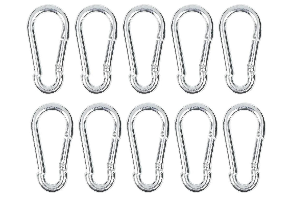 Carabiner hooks set 10 pcs 6 x 60 mm
