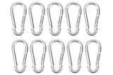 Carabiner hooks set 10 pcs 6 x 60 mm