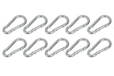 Carabiner hooks set 10 pcs 6 x 60 mm